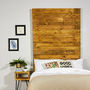 Anderson Reclaimed Industrial Pallet Wooden Headboard, thumbnail 4 of 12
