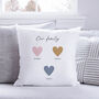 Our Famiy Personalised Cushion, thumbnail 3 of 5