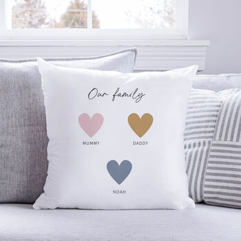 Our Famiy Personalised Cushion, 3 of 5