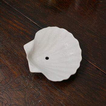 Scallop Shell Soap Dish In White, 2 of 4