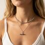 Labradorite Beaded Sterling Silver Necklace Set, thumbnail 1 of 8