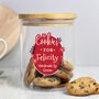 Personalised Christmas Cookie And Sweets Jar, thumbnail 3 of 4