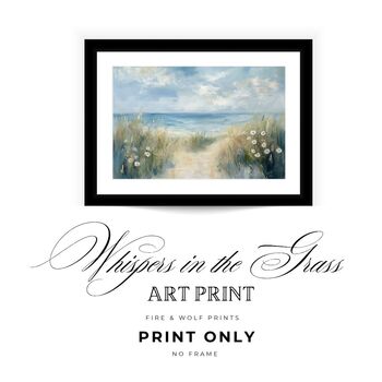 A4 Art Print | Coastal Wall Art | Calm Home Decor For Seaside Interiors, 2 of 12