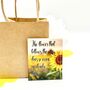 Sunflower Themed Tea Gift | Encouragement Gift | Gardener Gift, thumbnail 7 of 11