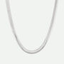 Sterling Silver Snake Chain Necklace 17 Inch, thumbnail 2 of 4