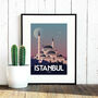 Istanbul Art Print, thumbnail 3 of 4