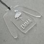 Personalised Flamingo Christmas Jumper Tree Decoration, thumbnail 1 of 11