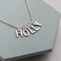 Personalised Silver Plated Name Necklace, thumbnail 1 of 4