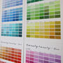 Paint Chip Colour Swatch Wall Planner 2025, thumbnail 9 of 12