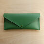 Personalised Recycled Leather Clutch Purse, thumbnail 4 of 12