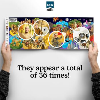 Personalised Photo Gift Book 'Can You Find The Family Of Four', 4 of 11