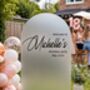 Personalised Birthday Welcome Sign Vinyl Decal, thumbnail 1 of 13