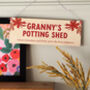 Personalised Message Wooden Room Sign, thumbnail 1 of 4