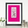 Personalised 'Tunnel Of Love' Valentine's Day Print, thumbnail 2 of 4