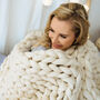 Lulu Big Blanket Knitting Kit, thumbnail 5 of 12