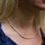 Sterling Silver Small Nugget Necklace, thumbnail 1 of 3
