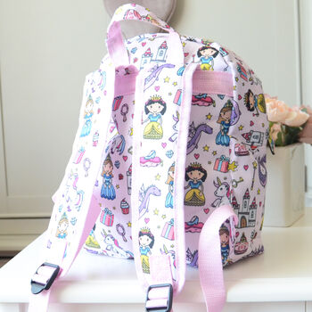 Personalised Princess Pink Backpack, 2 of 6