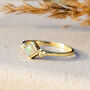 Divinity Princess Opal Ring Silver Or Gold Plated, thumbnail 4 of 9