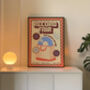 Record Fair Print | Vinyl Record Wall Art | Music Inspired Poster | Retro Mid Century Decor, thumbnail 5 of 9