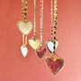 Love You Mum Gemstone Heart Necklace, thumbnail 5 of 11