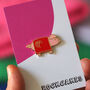 Pig In A Blanket Enamel Pin, thumbnail 7 of 12