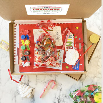 Christmas Letterbox Sweet And Activity Box Gift, 5 of 9