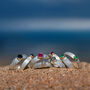 Sapphire September Birthstone Ring In Textured Sterling Silver And 9ct Gold, thumbnail 11 of 11