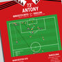 Antony Goal Europa League 2023 Manchester United Print, thumbnail 2 of 2