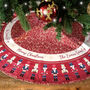 Personalised Christmas Tree Skirt Red Nutcracker, thumbnail 1 of 8