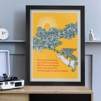 Cloudbusting Music Poster Print, 4 of 4