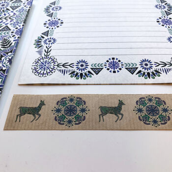 Fawn And Fronds Letter Writing Set, 4 of 4