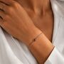 Graduation Gift For Her Personalised Birthstone Bracelet, thumbnail 2 of 11
