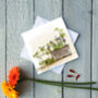 Hovis Tin With Pansy And Ivy Greetings Card, thumbnail 2 of 2