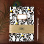 Waddle Of Penguins A5 Lined And Plain Notebook Set, thumbnail 2 of 7