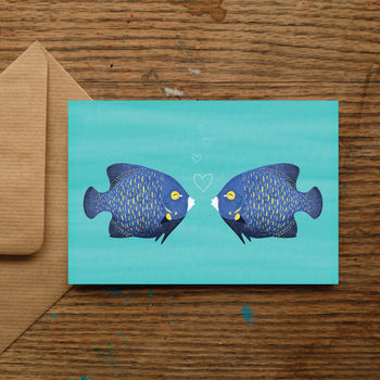 'Of All The Fish In The Sea' Love Anniversary Card, 2 of 2