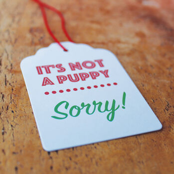 Eight Funny Christmas Gift Tags, 2 of 7
