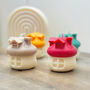 Mushroom House Candles Fairytale Toadstool Candle Gift, thumbnail 6 of 8