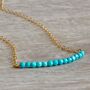 December Birthstone Real Turquoise Necklace, thumbnail 4 of 7