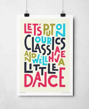 Let's Put On Our Classics Print, 3 of 8