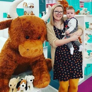 giant highland cow teddy