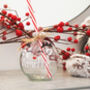 Personalised Bauble Theme Drinking Glass, thumbnail 2 of 11