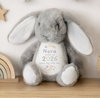 Personalised New Baby Easter Bunny, 3 of 3