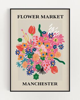 Flower Market Manchester Print, 3 of 5