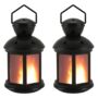 Set Of Two Plastic Table Lamp Pattern Style, thumbnail 2 of 6