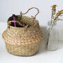 Seagrass Belly Storage Baskets Three Sizes Or Set, thumbnail 1 of 6