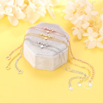 Double Layer Starburst And Constellation Bracelet, 6 of 11