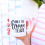 Teacher's Gift Only The Brave Teach Thank You Mug, thumbnail 7 of 10