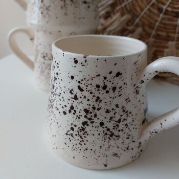 Handmade Ceramic Speckled Mug, Coffee And Tea Mug, 3 of 5