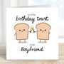 Funny Boyfriend Birthday Card, thumbnail 2 of 3
