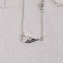 Sterling Silver Angel Wing Necklace, thumbnail 3 of 6